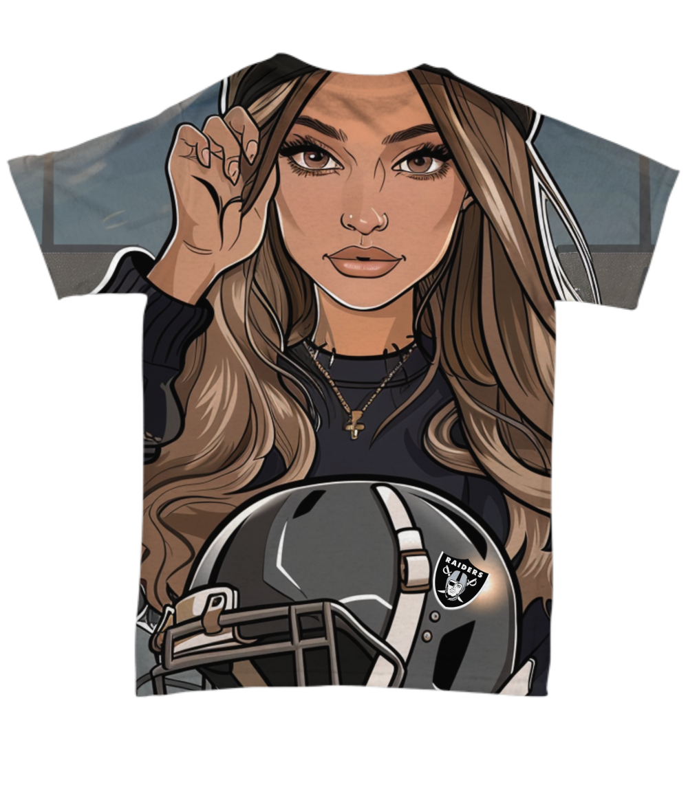 Raider Girl All Over Print T-Shirt