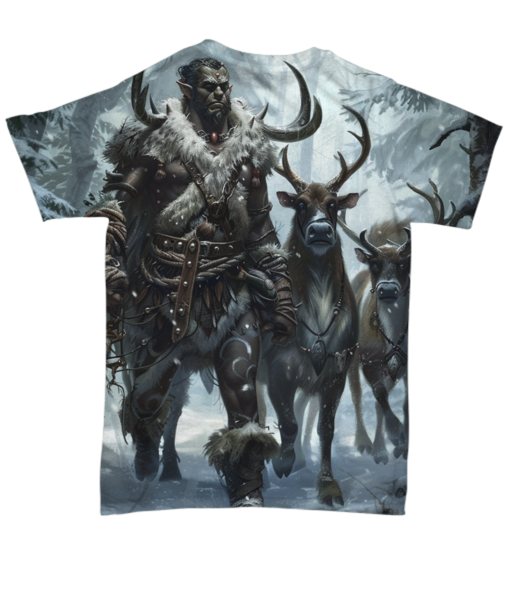 Elk Warriors: Strength in Unity All Over T-Shirt