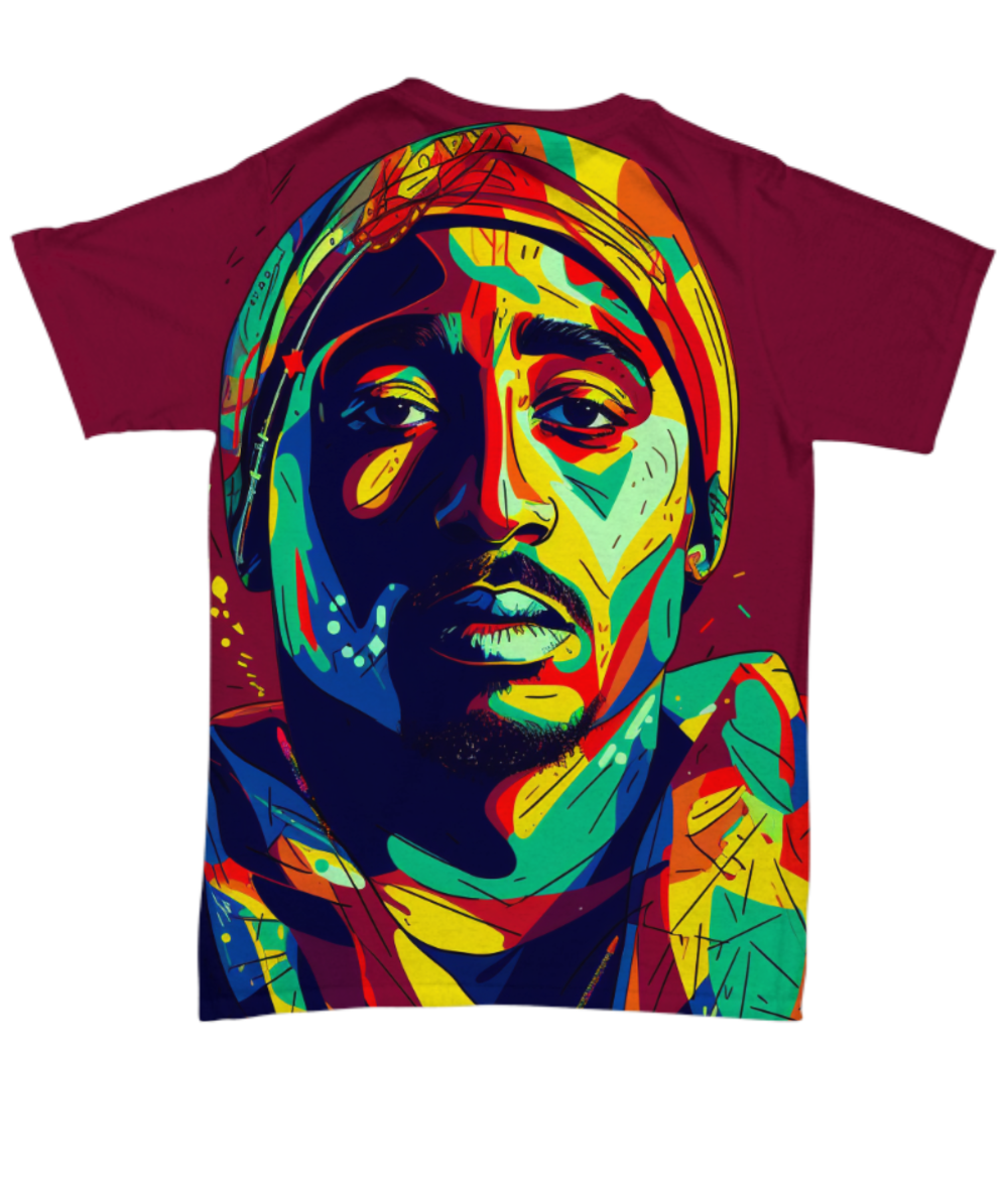 50 Years of Hip Hop - Tu-Pac All Over T-Shirt