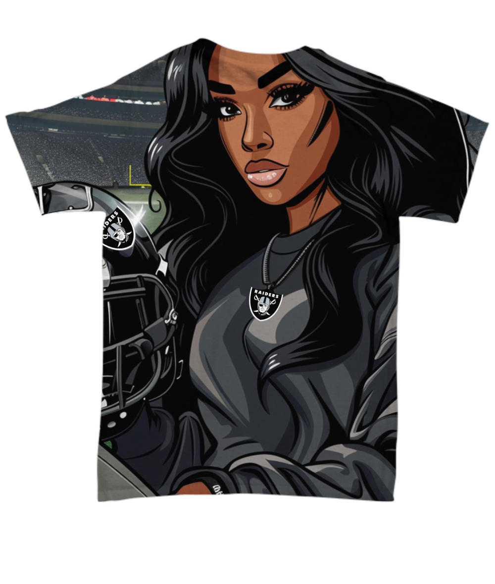 Raider Girl All Over Print T-Shirt