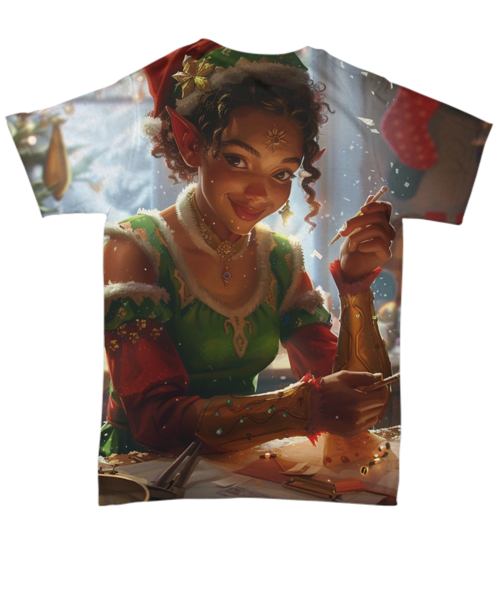 Sparkle Elf All Over T-Shirt