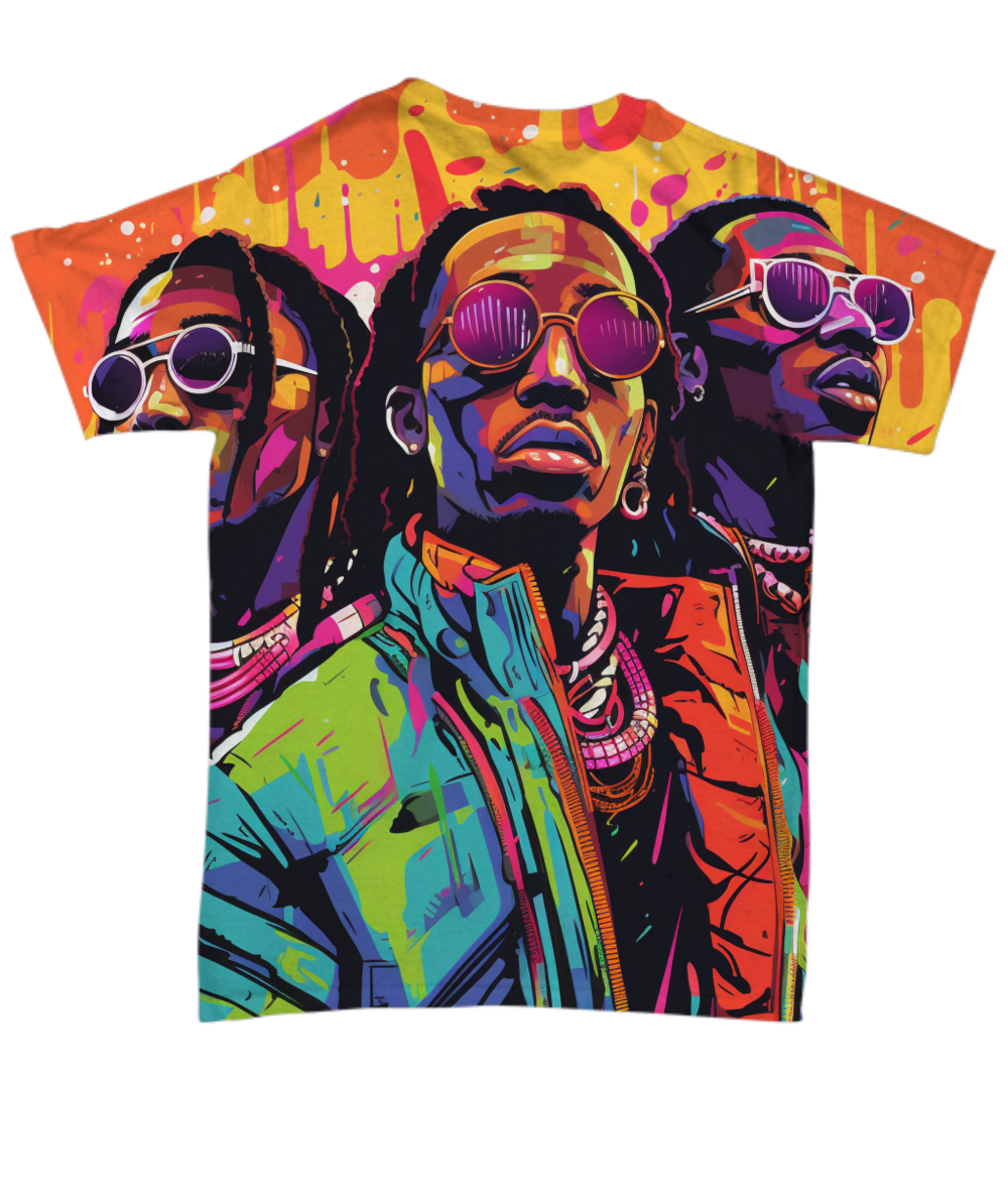 50 Years of Hip Hop - Migos All Over T-Shirt