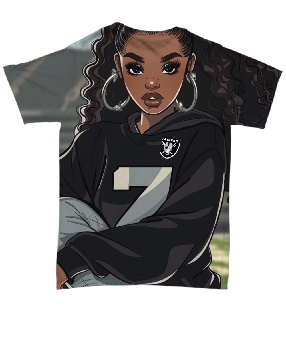 Raider Girl All Over Print T-Shirt