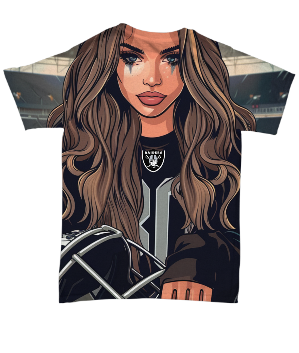 Raider Girl All Over Print T-Shirt