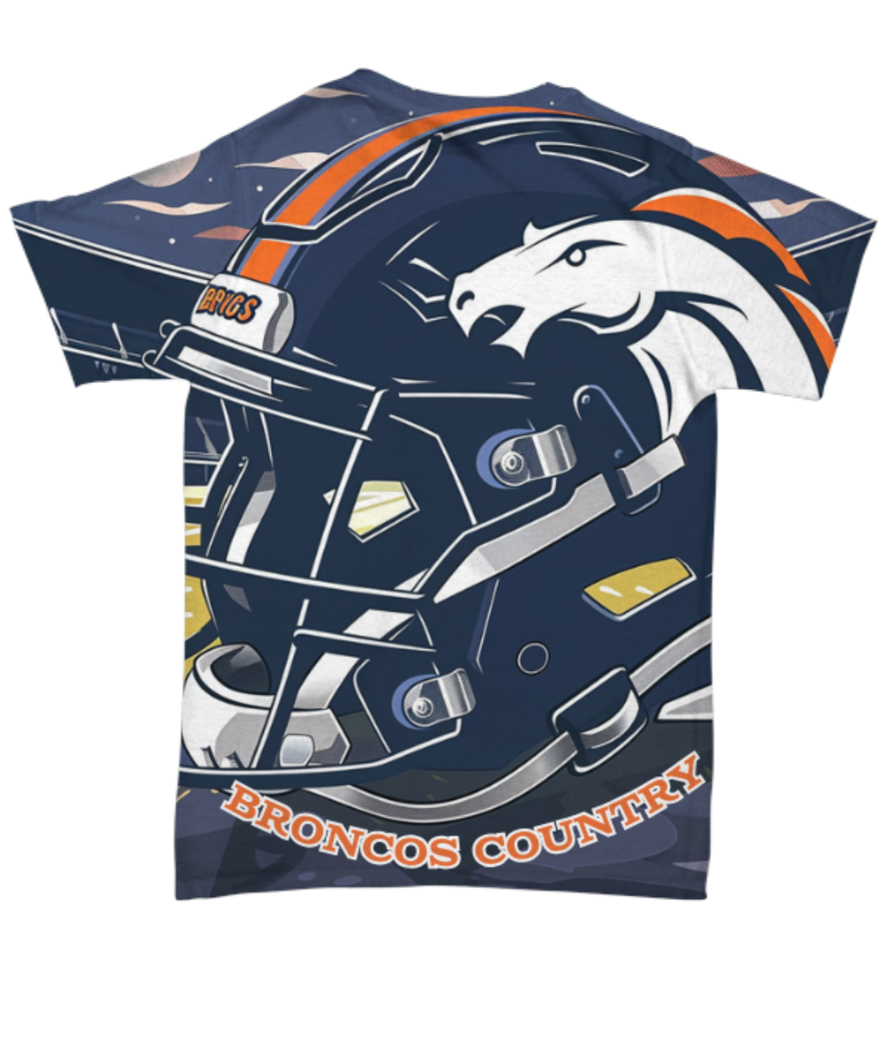 Bronco Country All Over T-Shirt