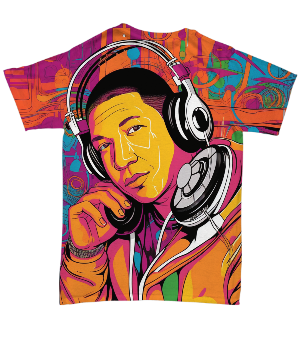 50 Years of Hip Hop - DJ Kid Capri All Over T-Shirt