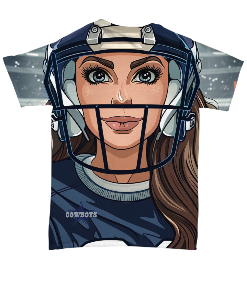 Cowboy Girl All Over Print T-Shirt