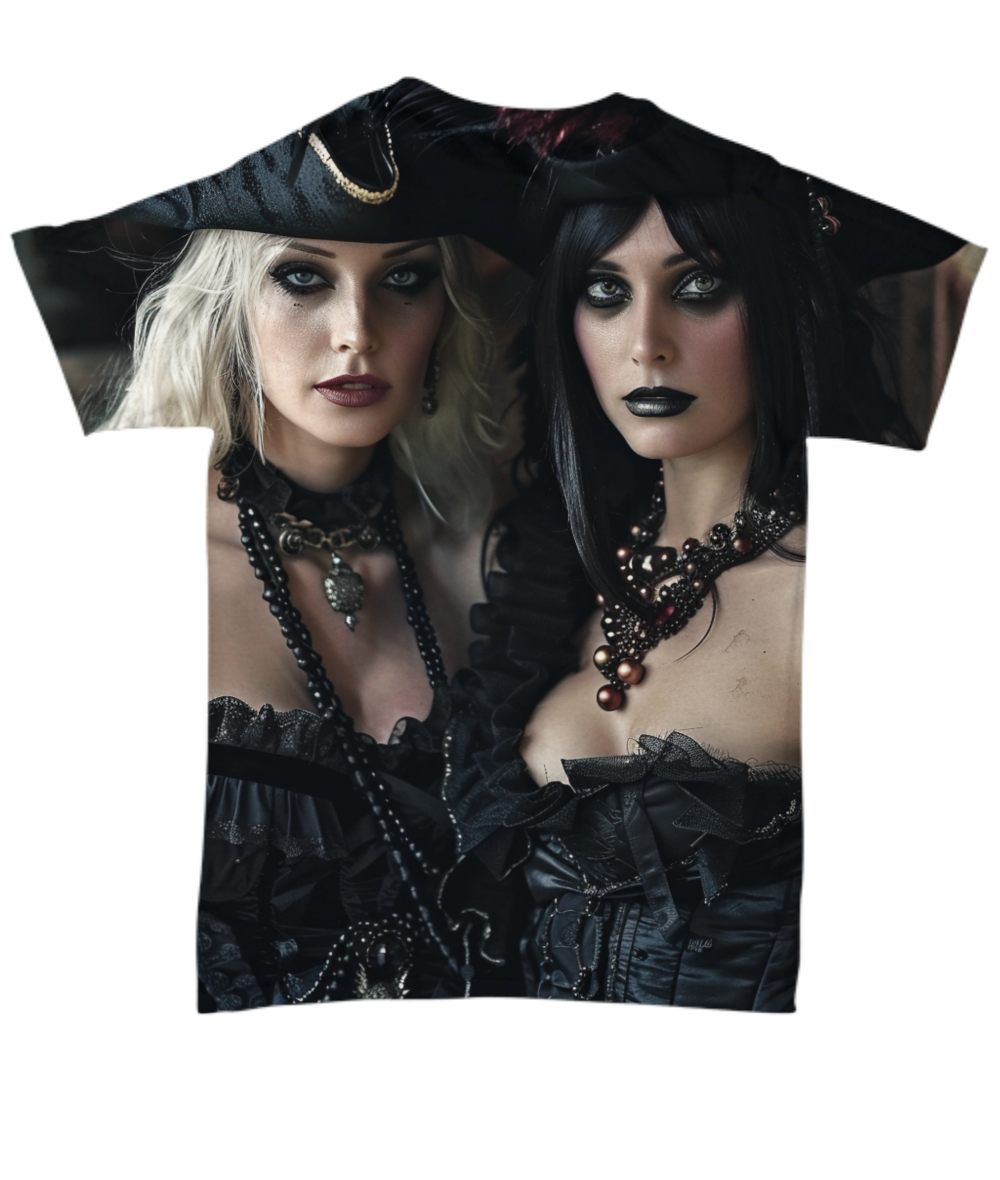 Sinister Sisters All Over T-Shirt