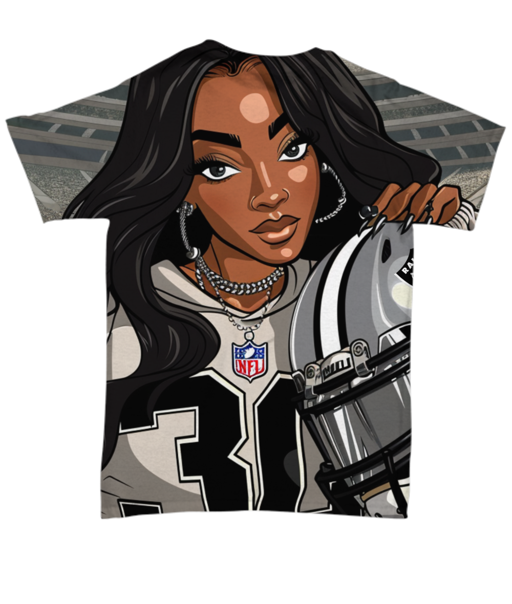 Raider Girl All Over Print T-Shirt