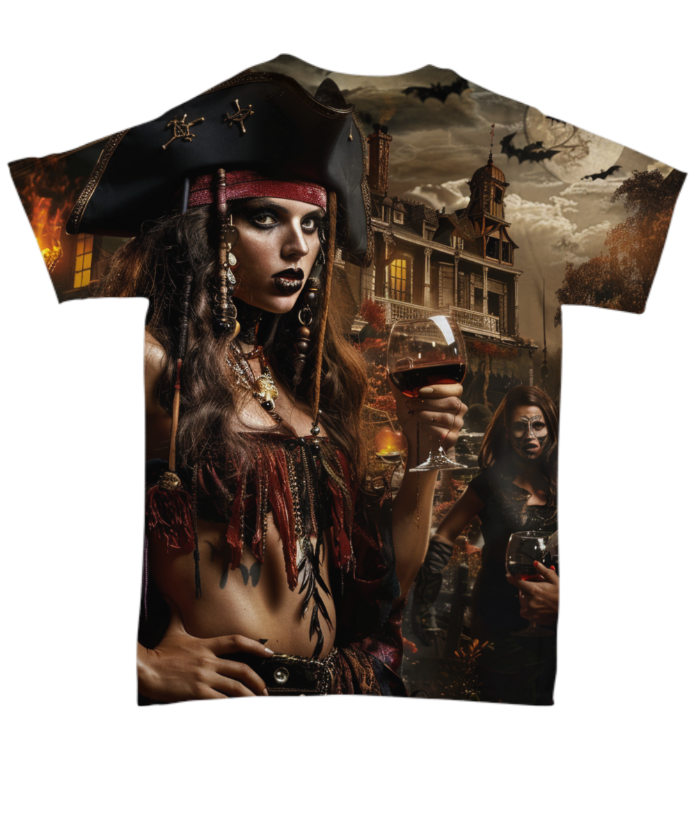 Moonlit Masquerade All Over T-Shirt