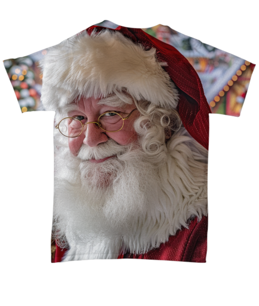 Old Saint Nick All Over T-Shirt