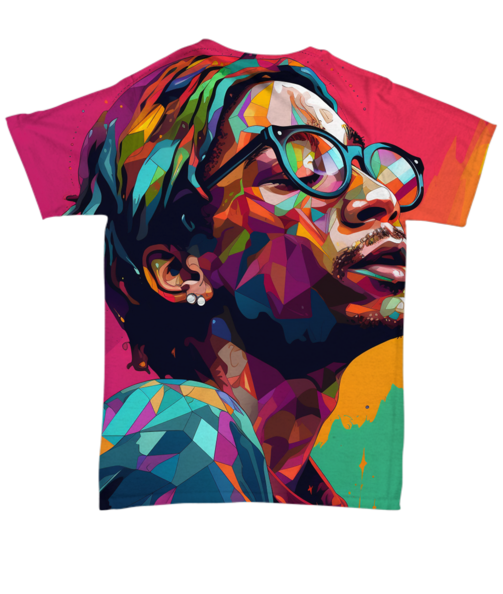 50 Years of Hip Hop - Wiz Khalifa All Over T-Shirt