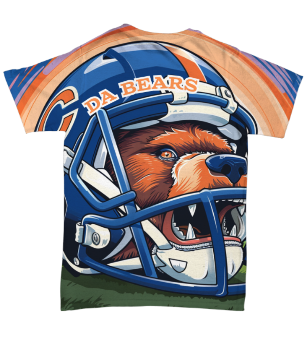 Chicago Da Bears All Over Print T-Shirt