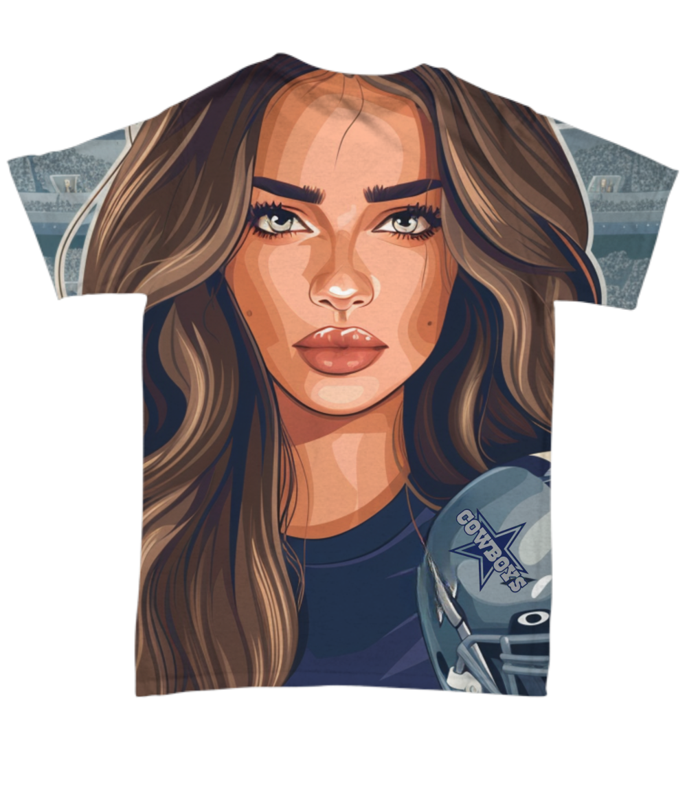 Cowboy Girl All Over Print T-Shirt