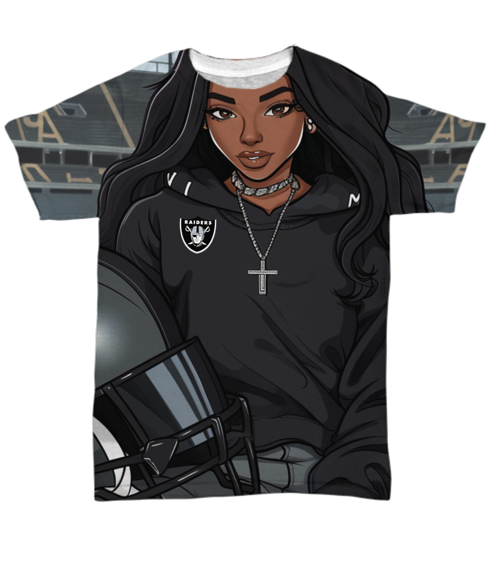 Raider Girl All Over Print T-Shirt