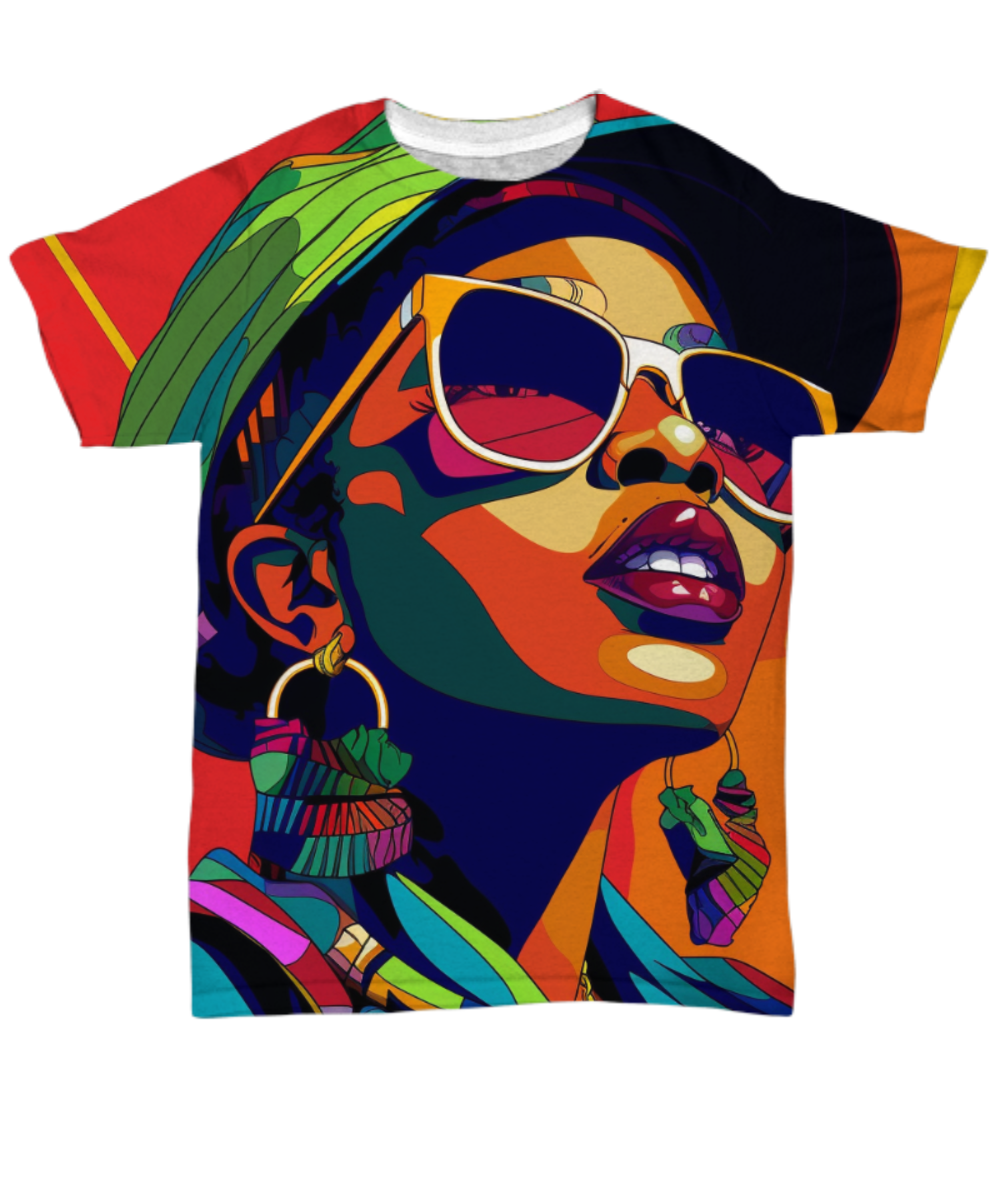 50 Years of Hip Hop - Lauryn Hill All Over T-Shirt