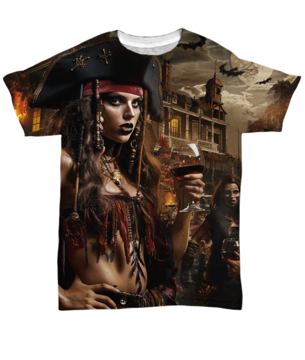 Moonlit Masquerade All Over T-Shirt