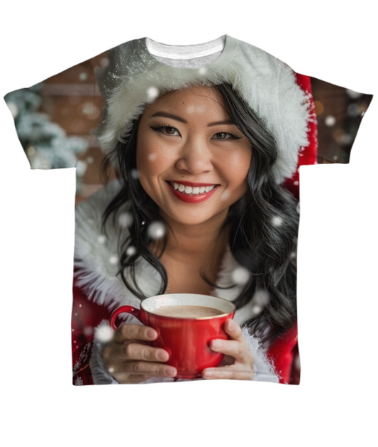 Sleigh Belle All Over T-Shirt