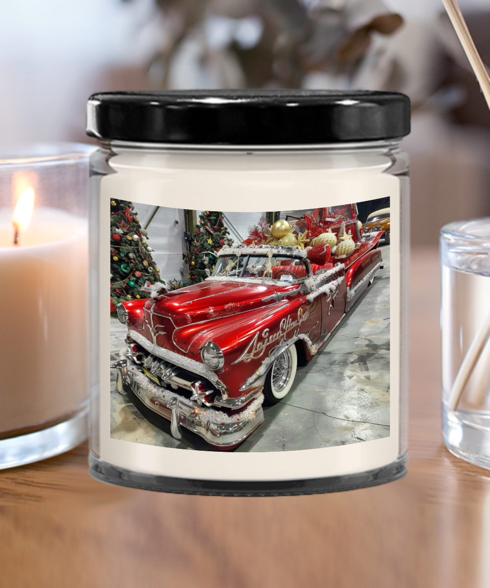 Old School Claus Candle