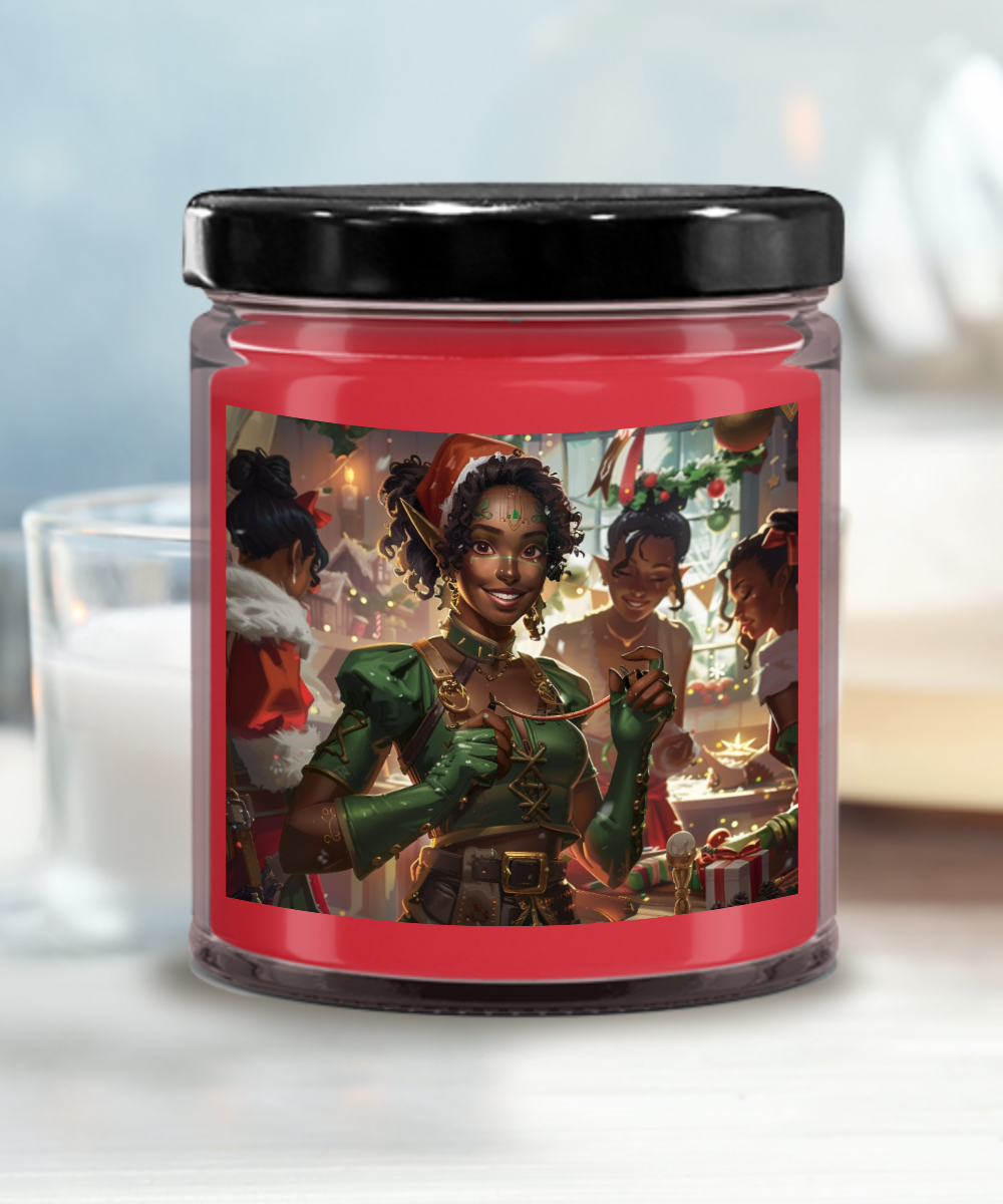 Merry Glitter Candle