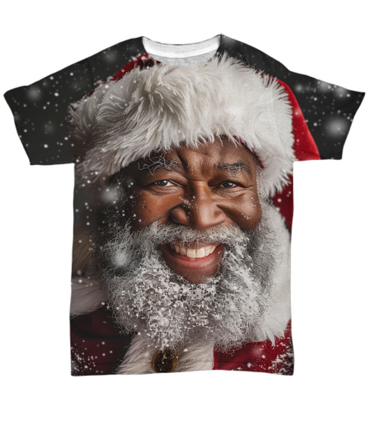 Father Christmas All Over T-Shirt