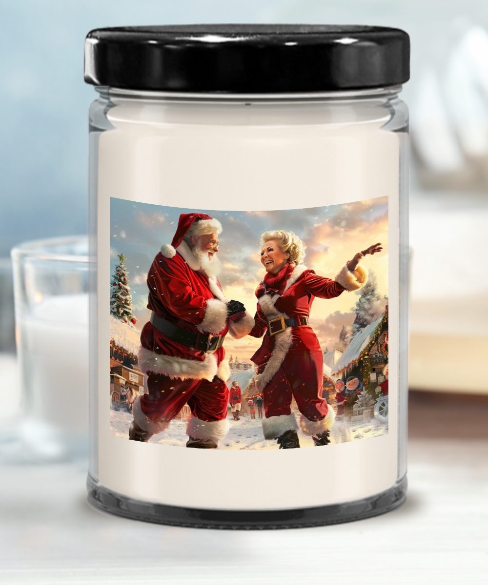 Claus Couple's Christmas Cheer Candle