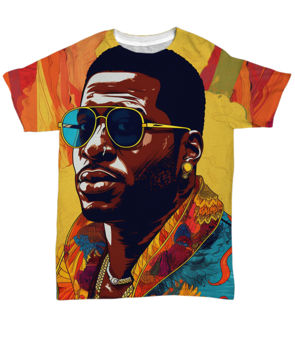 50 Years of Hip Hop - Gucci Mane All Over T-Shirt