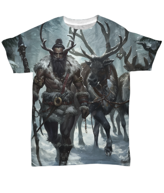 Strength of the Elk, Heart of the Warrior All Over T-Shirt