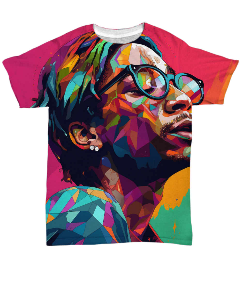 50 Years of Hip Hop - Wiz Khalifa All Over T-Shirt