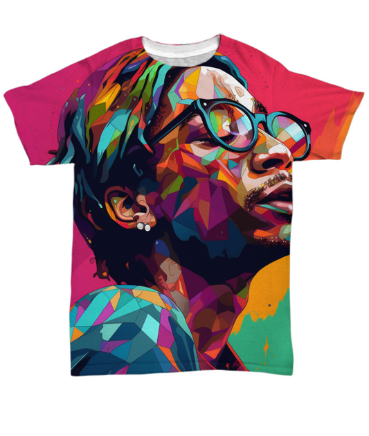 50 Years of Hip Hop - Wiz Khalifa All Over T-Shirt