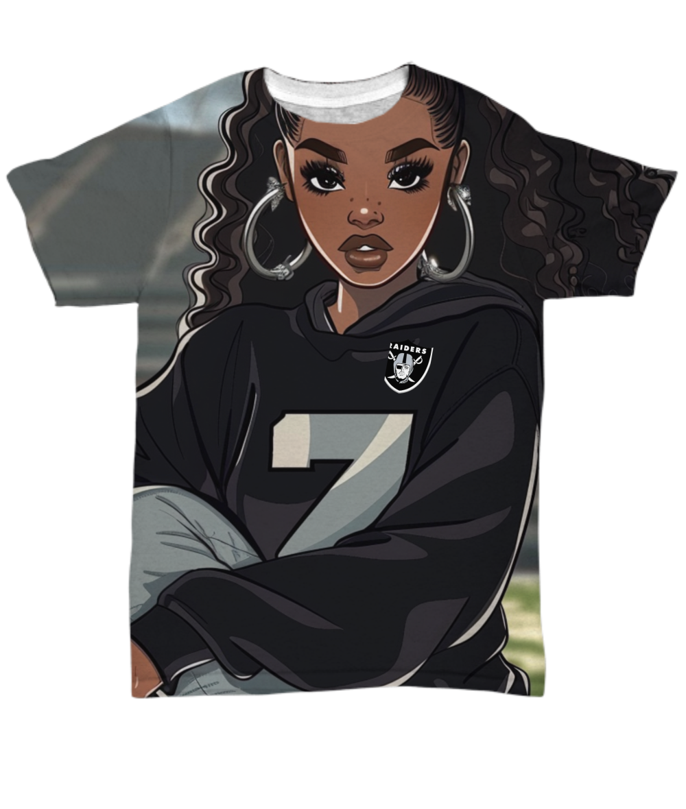 Raider Girl All Over Print T-Shirt