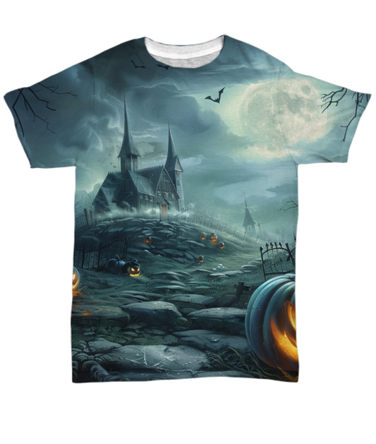 Whispering Hollow Manor All Over T-Shirt