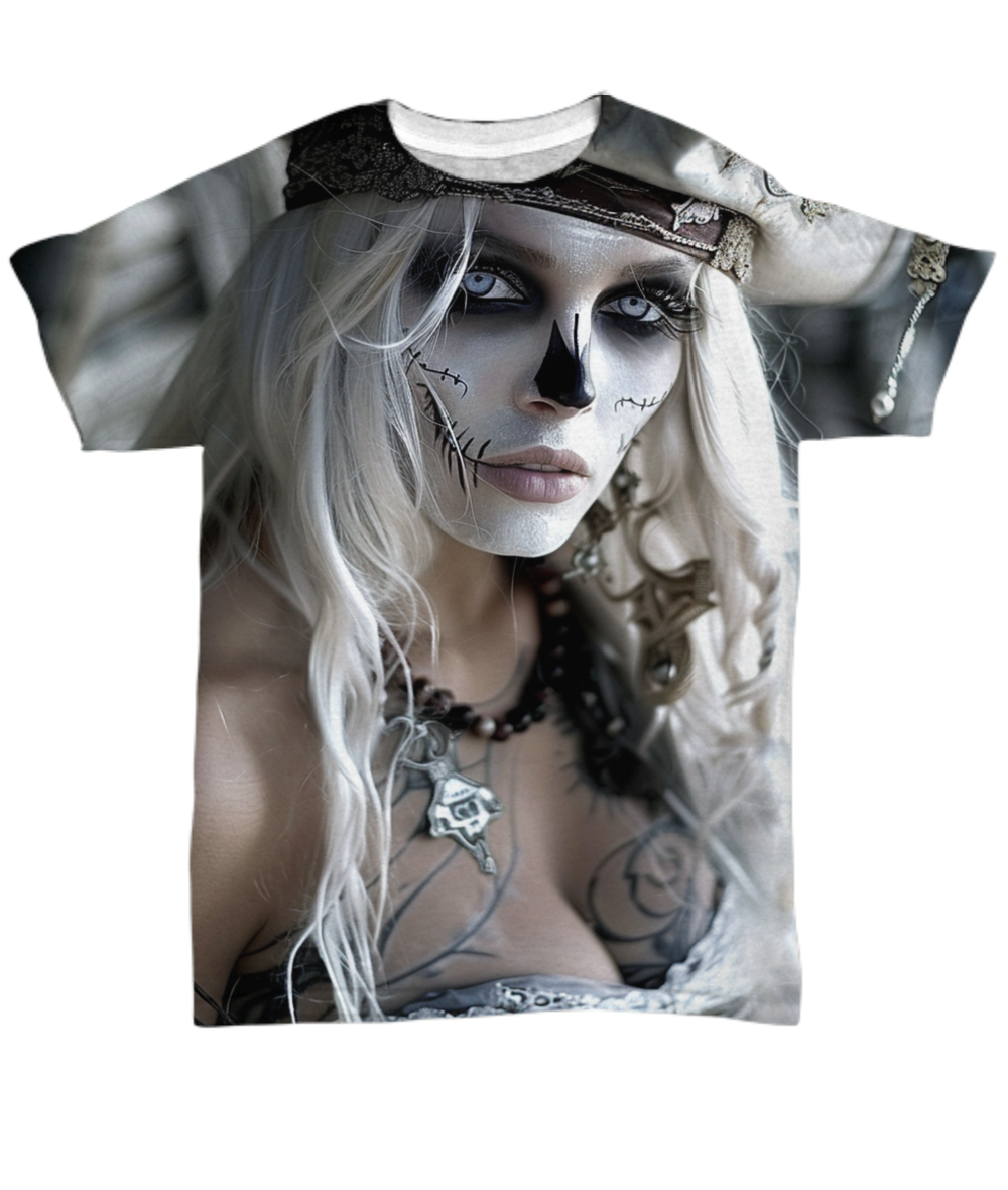 Ghostly Goddess All Over T-Shirt