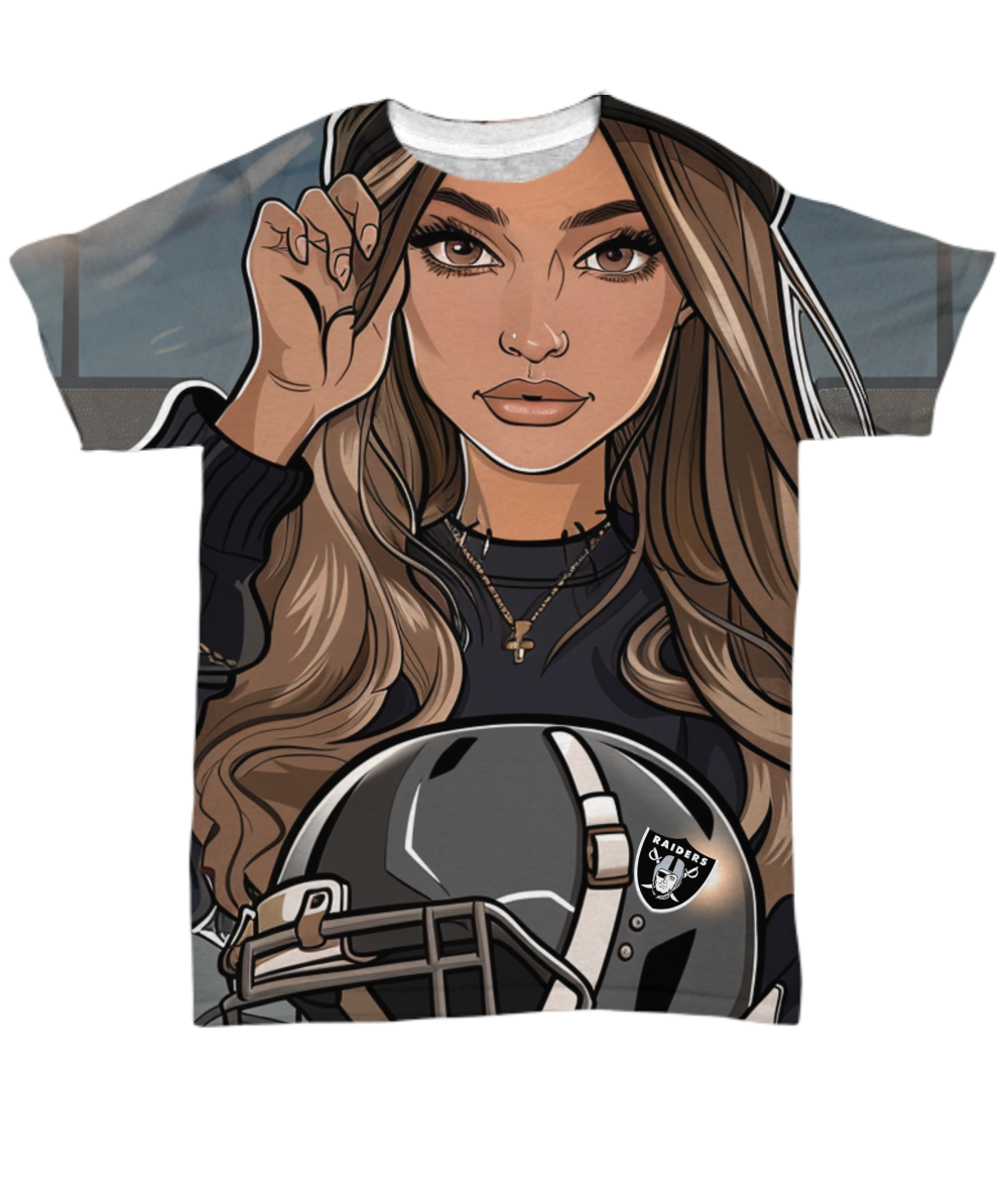 Raider Girl All Over Print T-Shirt