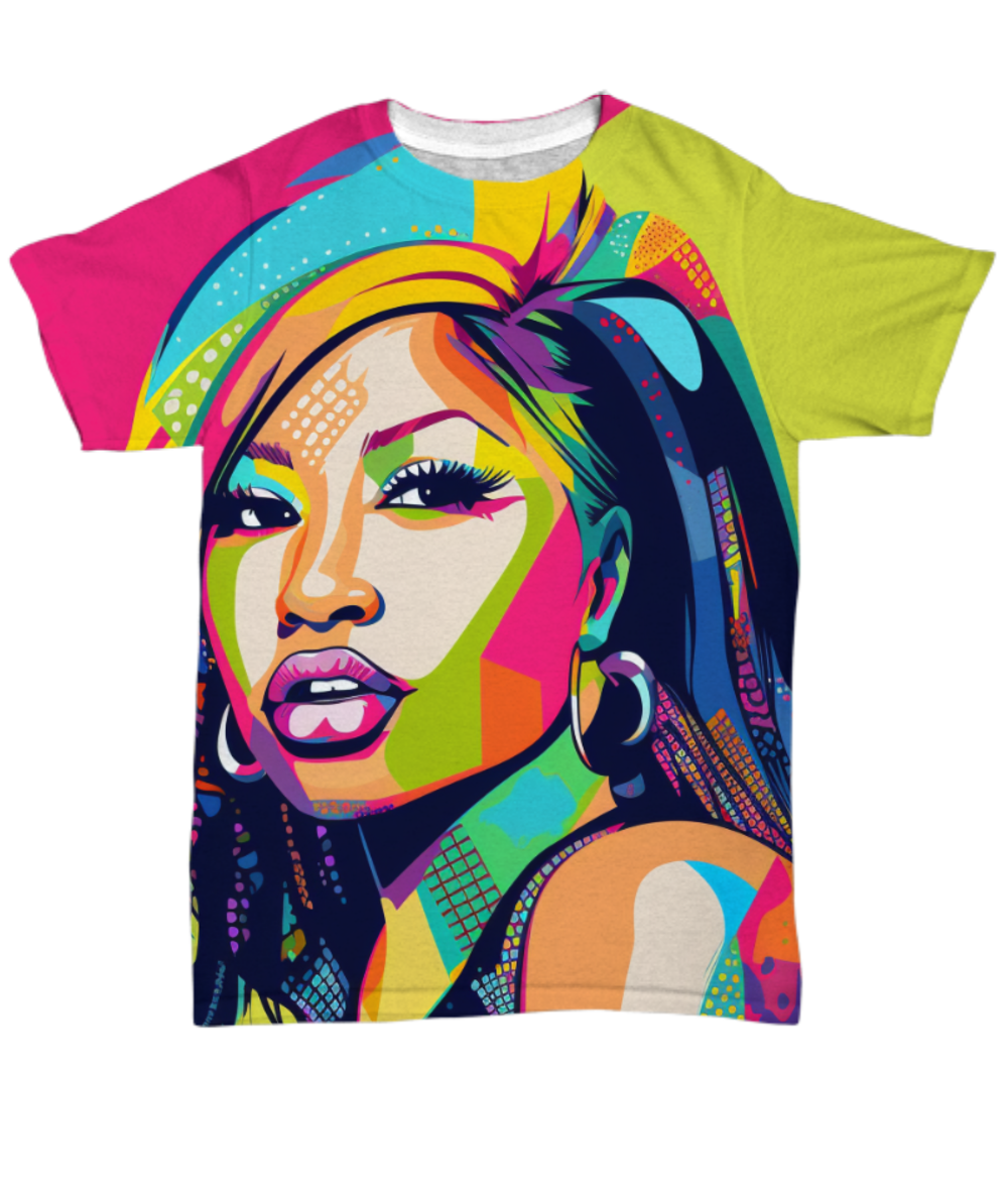 50 Years of Hip Hop - Nikki Minaj All Over T-Shirt