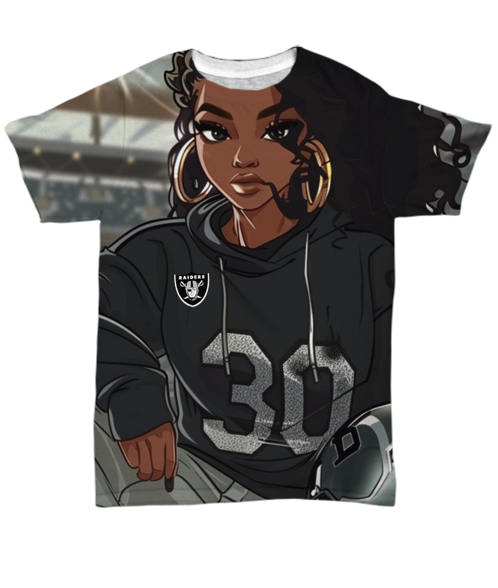 Raider Girl All Over Print T-Shirt