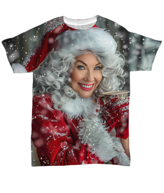 Sleigh Belle Seductress All Over T-Shirt