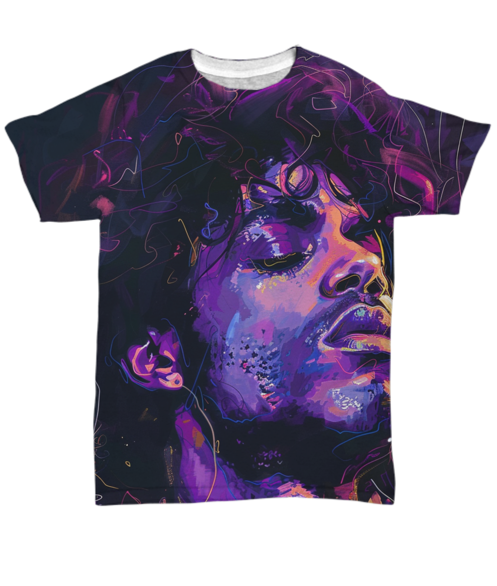 Prince Purple Rain All Over T-Shirt