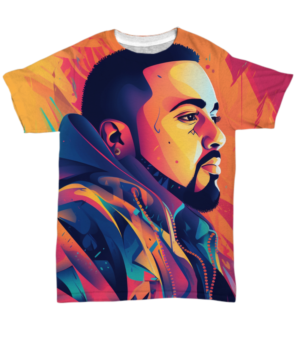 50 Years of Hip Hop - French Montana All Over T-Shirt