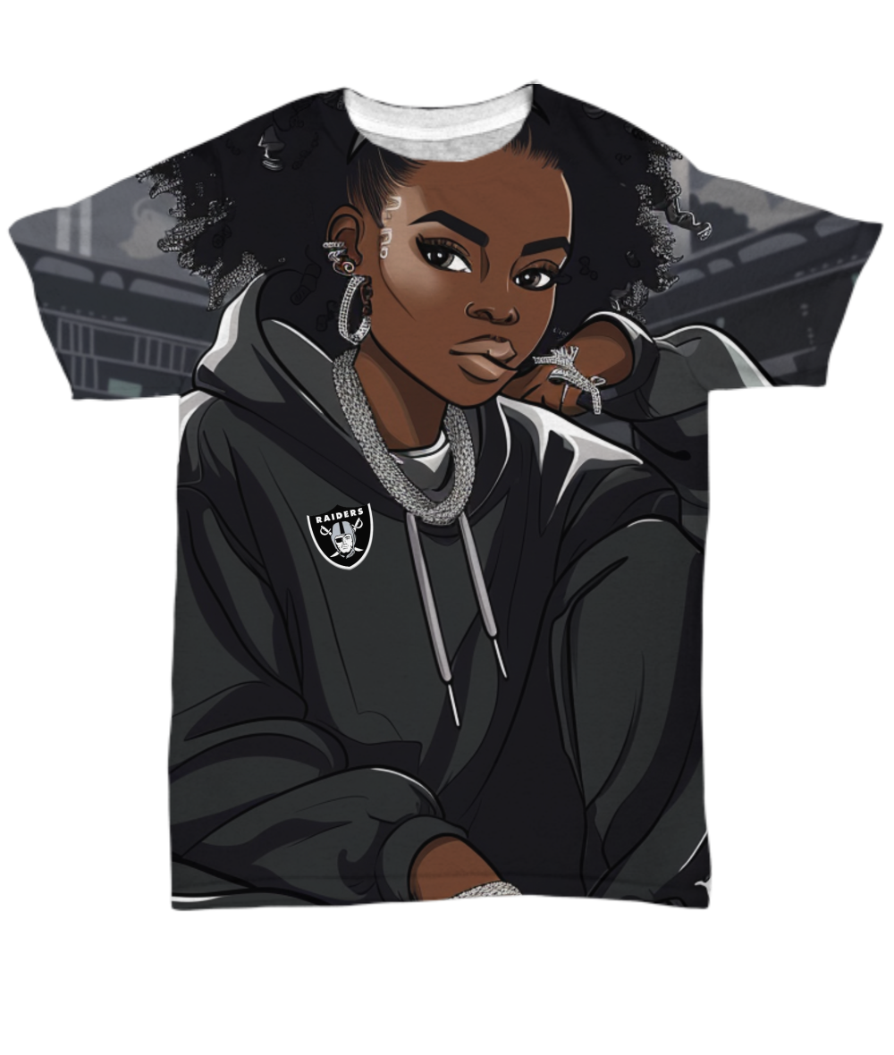 Raider Girl All Over Print T-Shirt