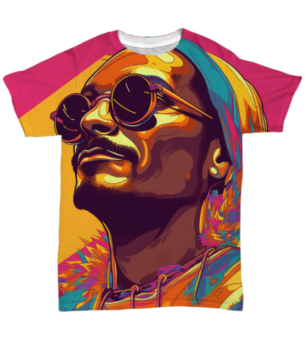 50 Years of Hip Hop - Snoop Dogg All Over T-Shirt