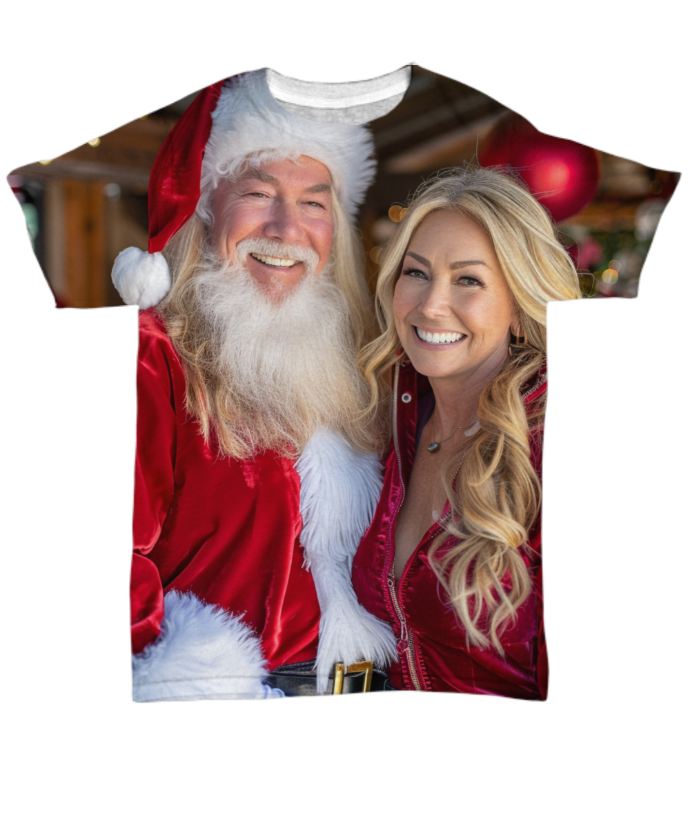 The Claus Connection - Merry Togetherness All Over T-Shirt