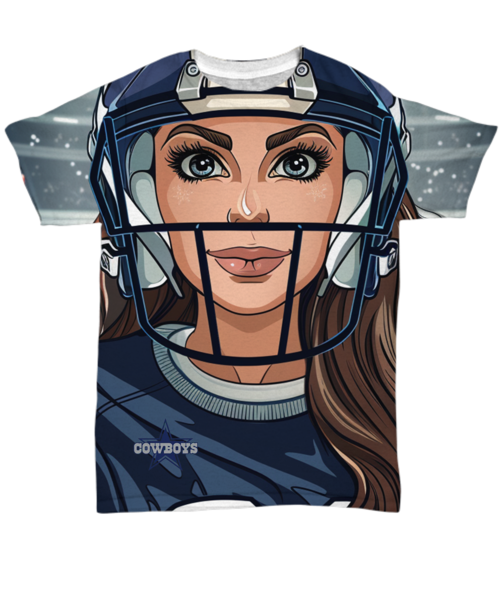 Cowboy Girl All Over Print T-Shirt