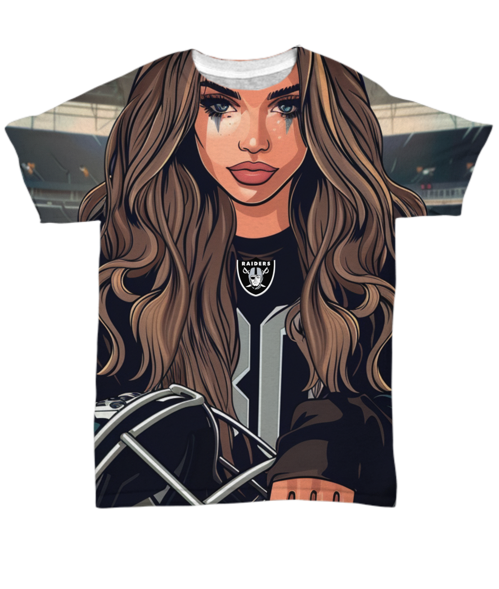 Raider Girl All Over Print T-Shirt