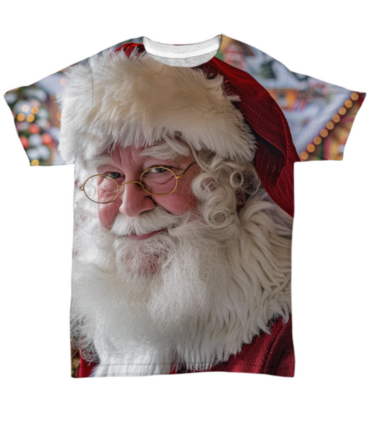 Old Saint Nick All Over T-Shirt