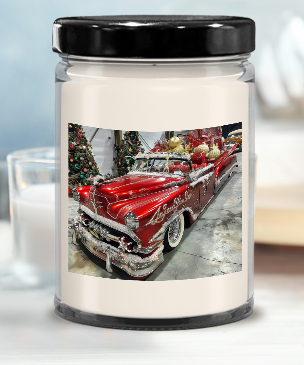 Old School Claus Candle