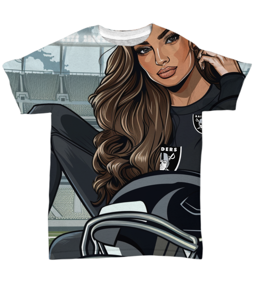 Raider Girl All Over Print T-Shirt