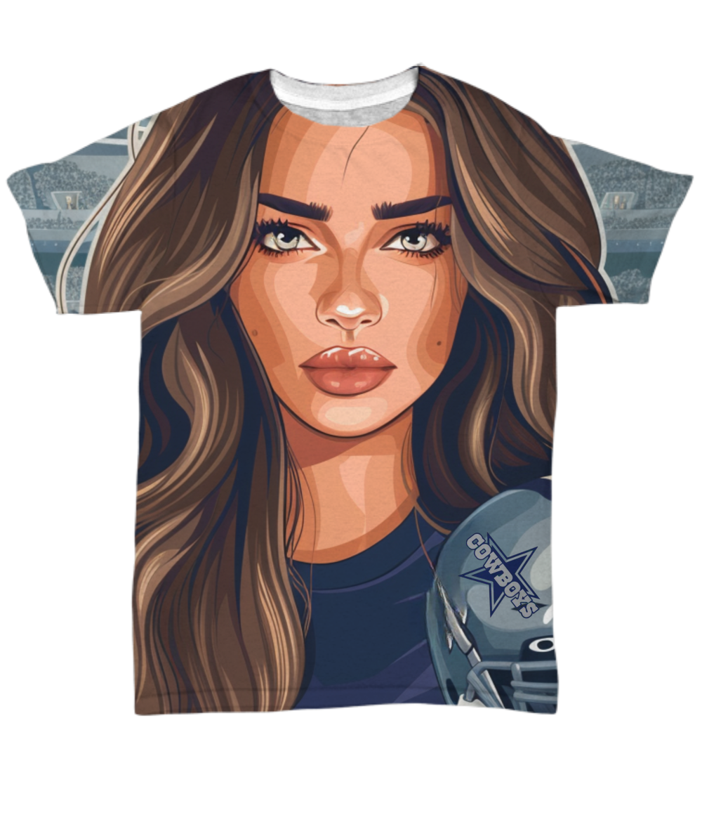 Cowboy Girl All Over Print T-Shirt