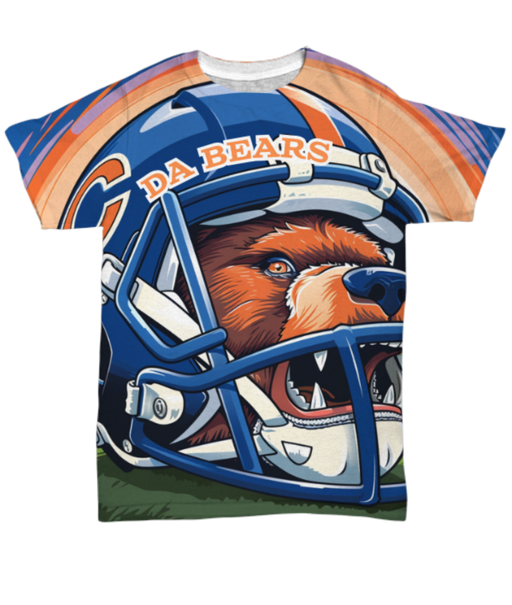 Chicago Da Bears All Over Print T-Shirt