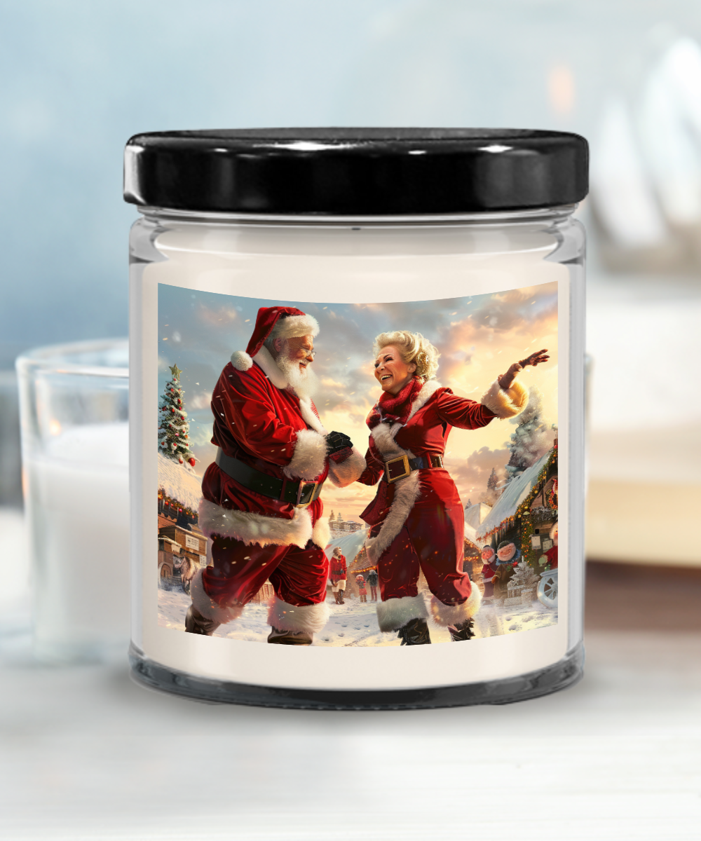 Claus Couple's Christmas Cheer Candle